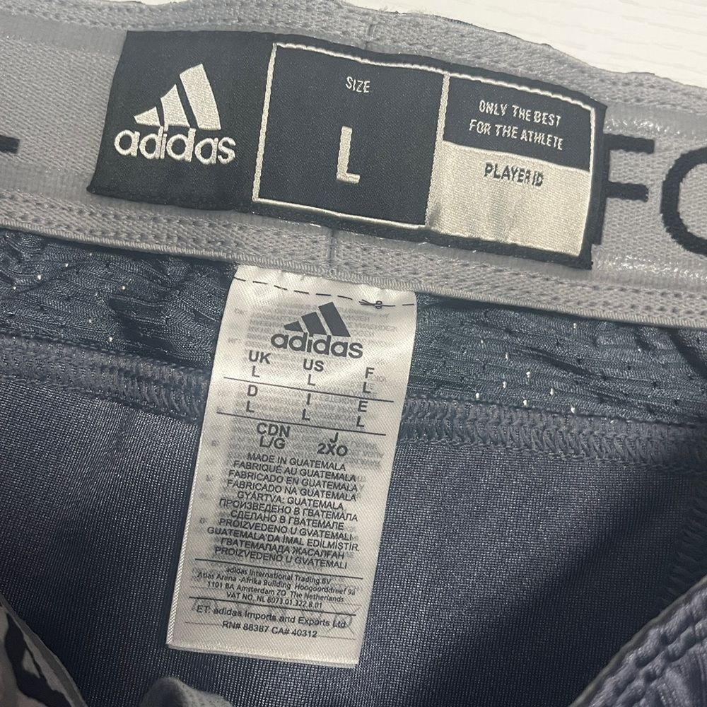 NWT Adidas Men's Press Coverage Football Pants Knee Shorts (No Pads) Sz L - Picture 9 of 11